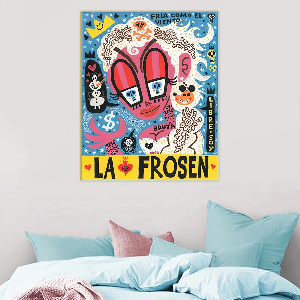 Холст с головером масляная живопись Хорхе гутьеррез &quotлафрозен&quot американский