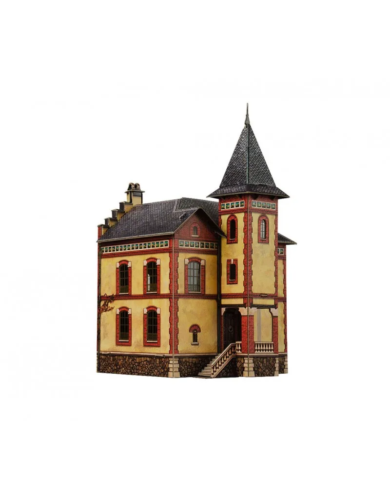 Вилла в Виллемомбле Сборная модель из картона масштаб 1/87 H0 пазл 3D puzzle UMBUM | Игрушки