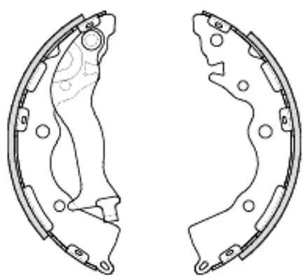 Brake pad set ROADHOUSE 423400 | Автомобили и мотоциклы
