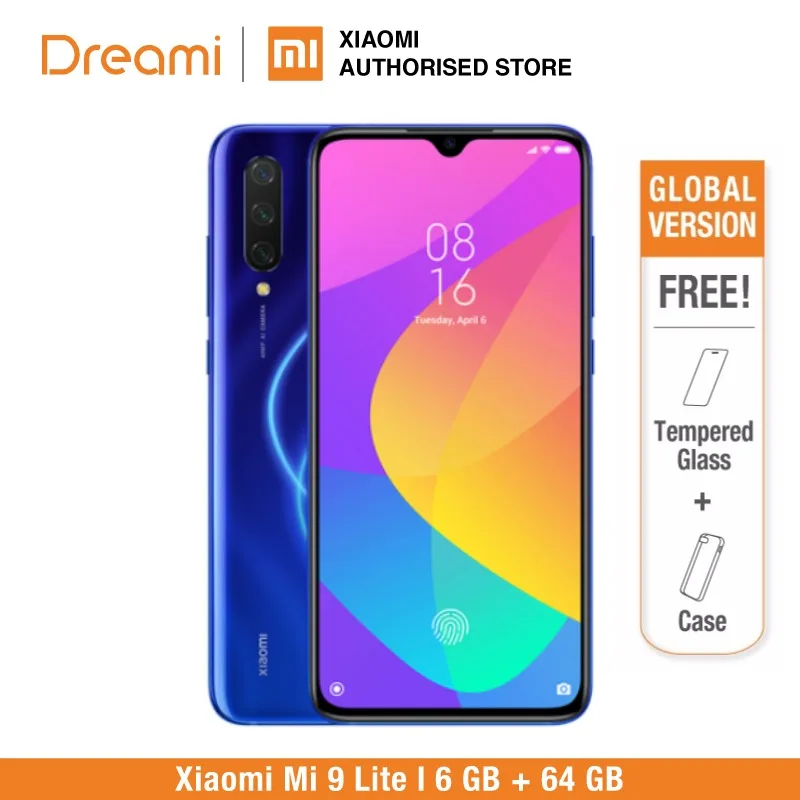 Глобальная версия Xiaomi mi 9 Lite 64 Гб rom 6 Гб ram(абсолютно новая и запечатанная) mi9 lite 64 ГБ
