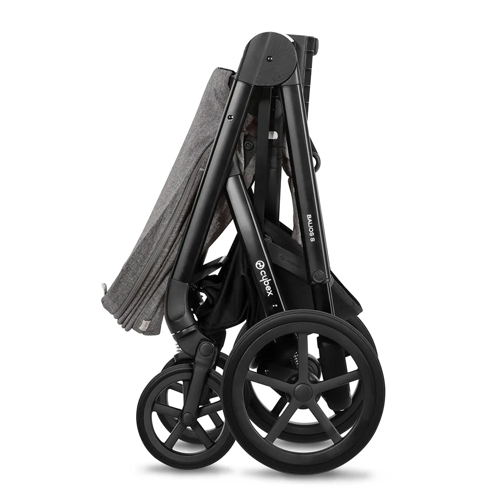Cybex Коляска прогулочная Balios S Lavastone Black с дождевиком|Легкая коляска| |