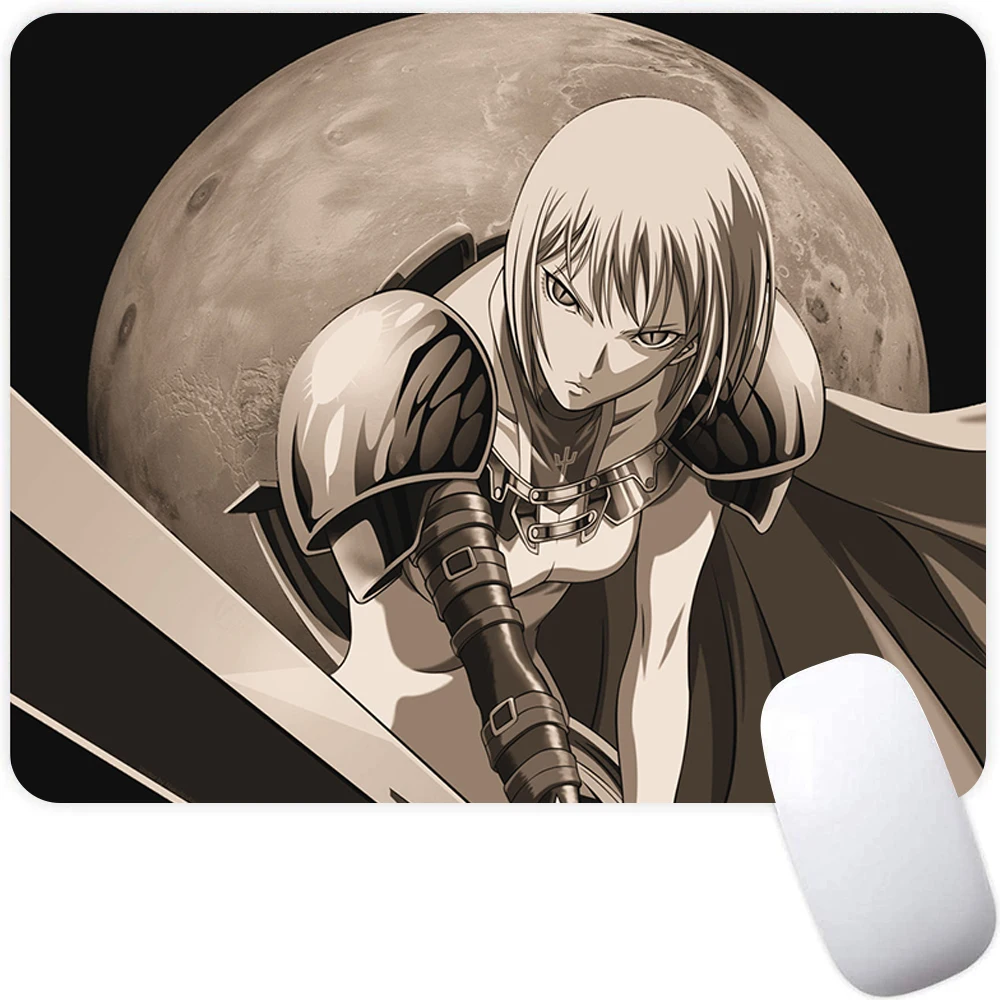

Claymore Small Gaming Mouse Pad Computer Mousepad PC Gamer Mouse Mat Laptop Mausepad Mouse Carpet Anime Keyboard Mat Desk Pad