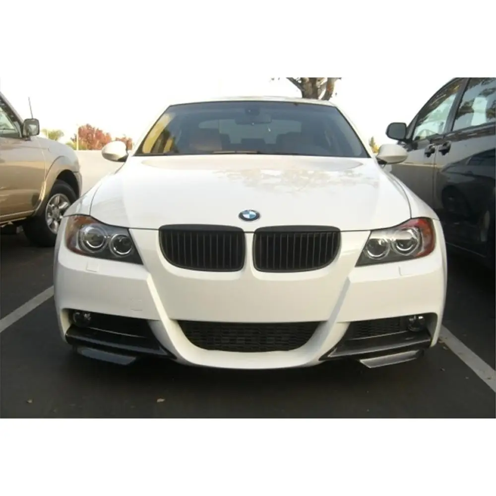 New Style High Quality Abs Plastic Gloss Black Front Bumper Lip Splitters Flaps For BMW E90 Pre Lci 2005 2006 2007 2008 | Автомобили и