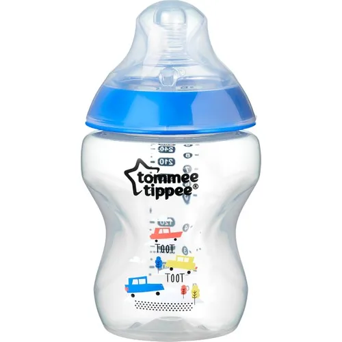 Tommee Tippee PP Closer to Nature Feeding Bottle, 260 ml x 1-Blue