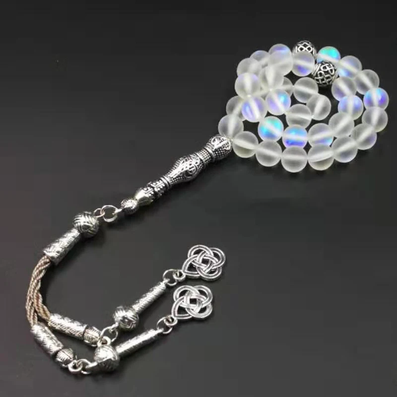 Австрийский Кристалл tasbih 33 66 99 бусины с металлической кисточкой стиль хрустальные женские молитвенные бусины Подарок мусульманские четки