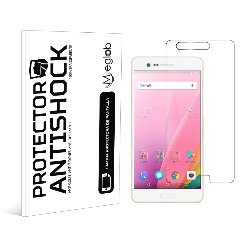 Защитная пленка для экрана с защитой от ударов и царапин совместима Sharp Z3 |