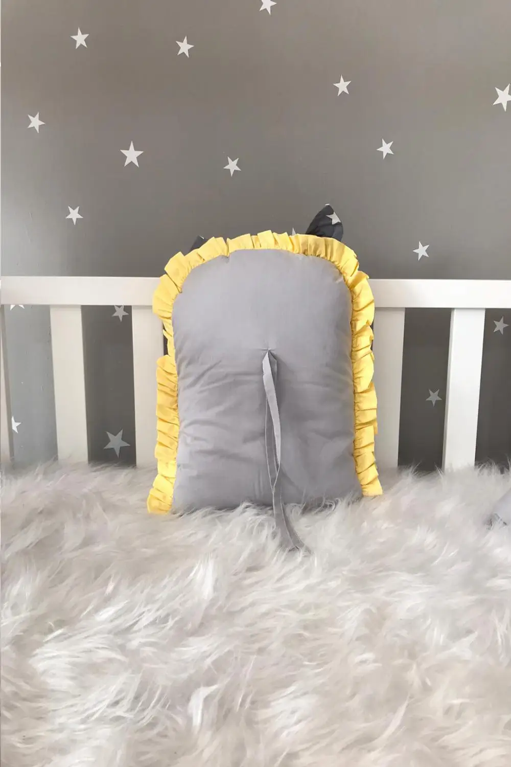 

Jaju Baby KidiMoon Yellow Lion Cradle Protection Decor Pillow