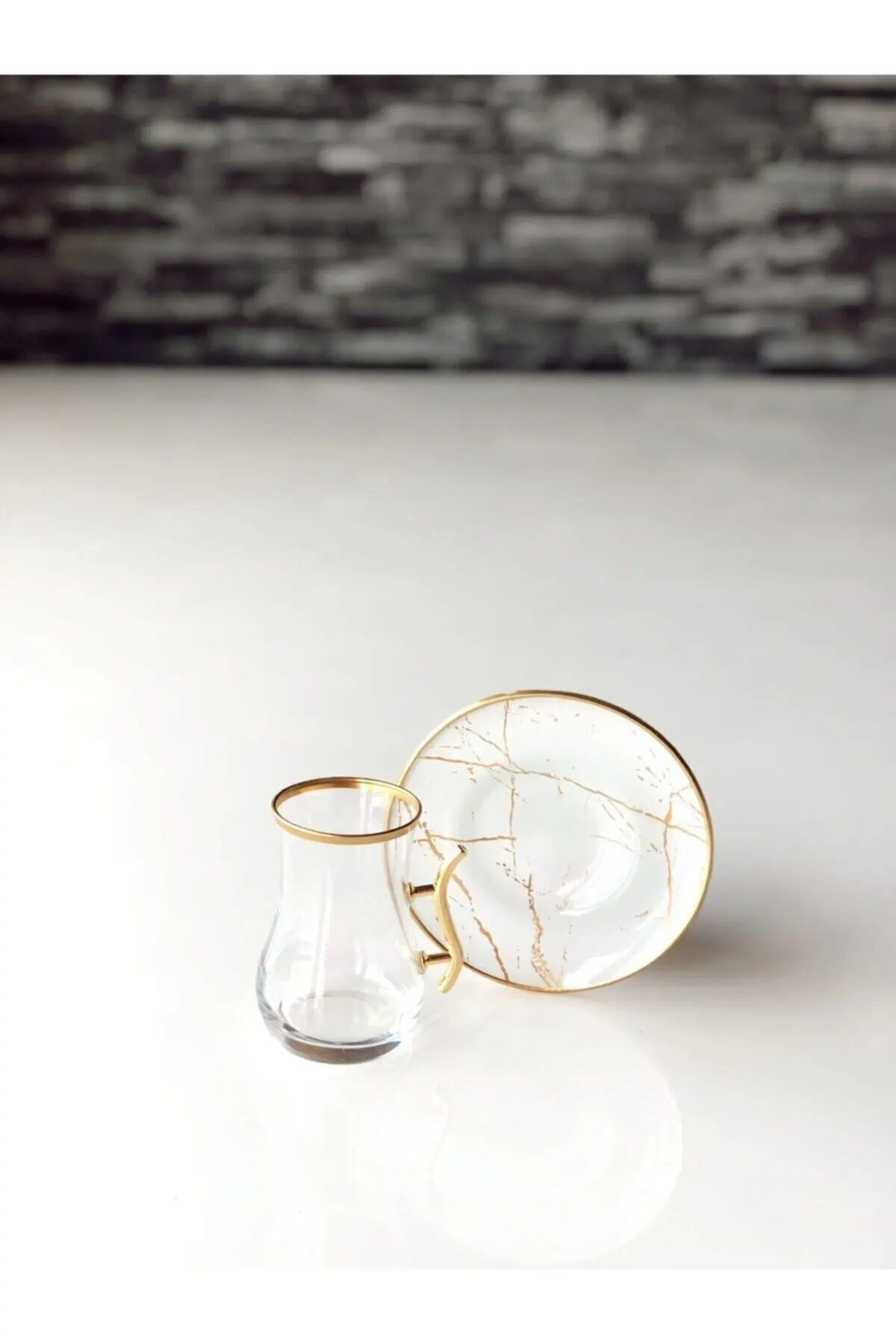 

Чайный набор из 12 предметов с белыми мраморными ручками, кухонный современный роскошный стилист ручной работы 2022