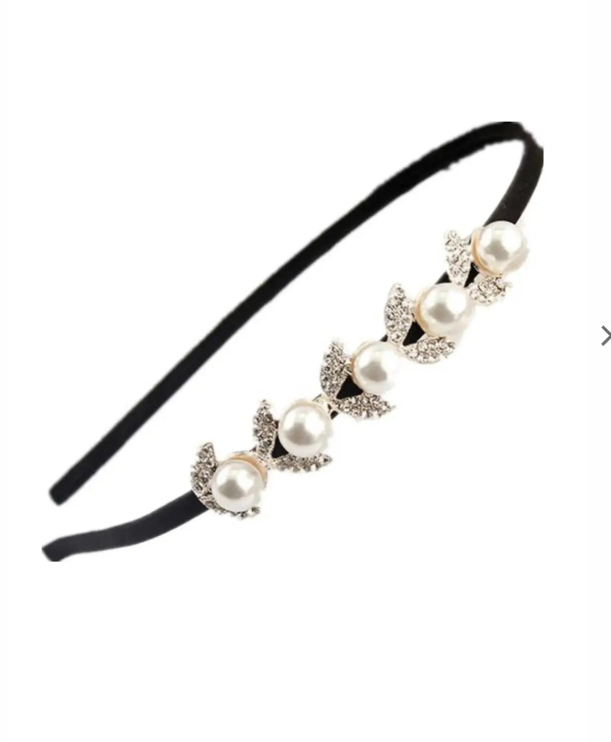 Модный жемчужный обруч для волос девочек головная повязка в Корейском стиле |