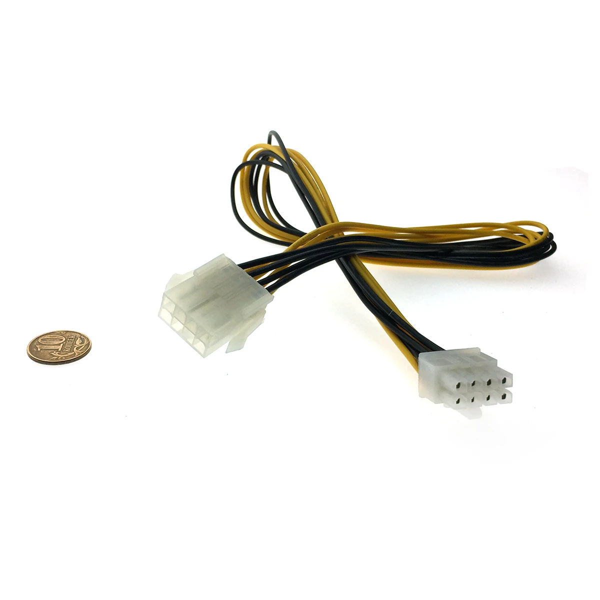 Удлинитель питания для материнской платы 8 pin EPS 12V male to female 50см Espada E8pinEXTCabMb50 |