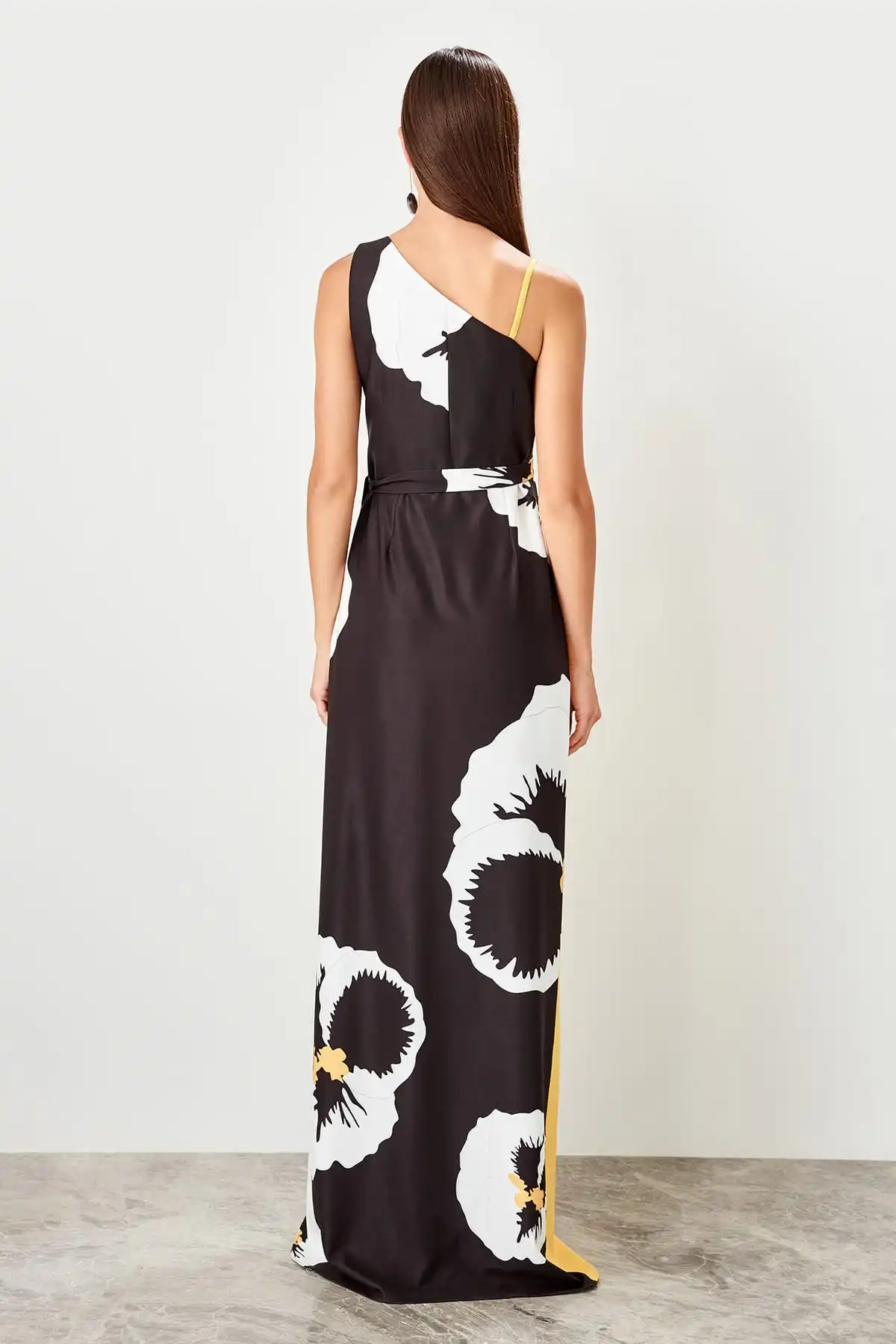 Trendyol/вечернее платье с цветочным узором TPRSS19AE0028 | Свадьбы и торжества