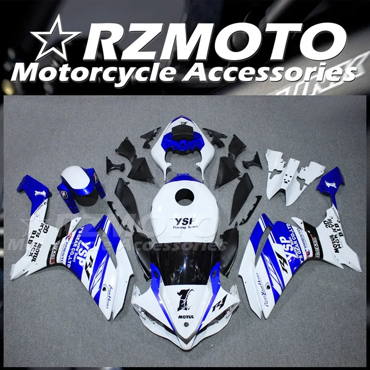 

Injection Mold New ABS Fairings Kit Fit for YAMAHA YZF-R1 2007 2008 07 08 R1 Bodywork Set blue + Tank cover