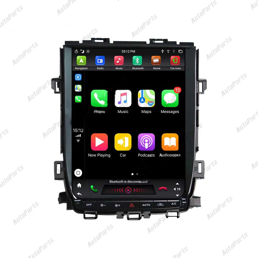 

KUKUZ 12.1" For Toyota Alphard High Version 2008-2014 Tesla Screen Android 9 Car Multimedia GPS Navi Stereo Head Unit 4G+32G PX6
