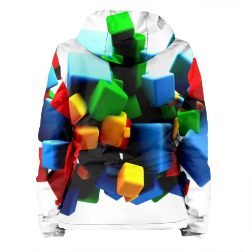 Женская куртка 3D Кубик | одежда
