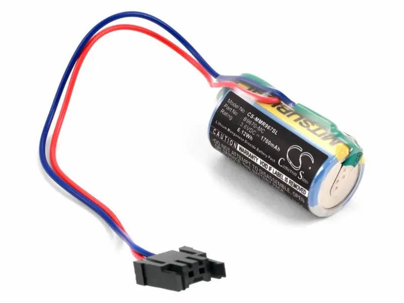 Аккумуляторный элемент MITSUBISHI ( CS MMR967SL A6BAT MR BAT B9670 MC ER17330V) Li MnO2 1700mAh|Батарейки| |