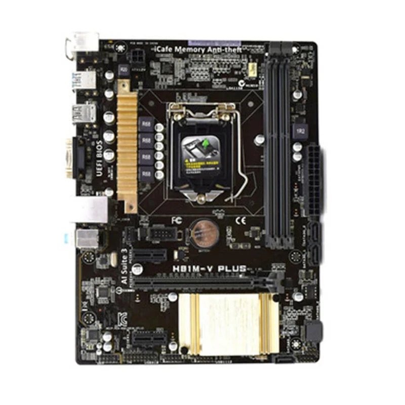

Материнская плата ASUS H81M-V PLUS 1150, материнская плата DDR3 Intel H81 SATA3 USB3.0 PCI-E X16 с поддержкой Core i7/i5/i3/Pentium/Celeron Cpus
