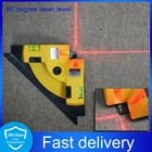 Лазерный уровень с прямым углом 90 градусов, квадратные электронные инструменты, высококачественный Нивелир, лазерный измерительный инструмент