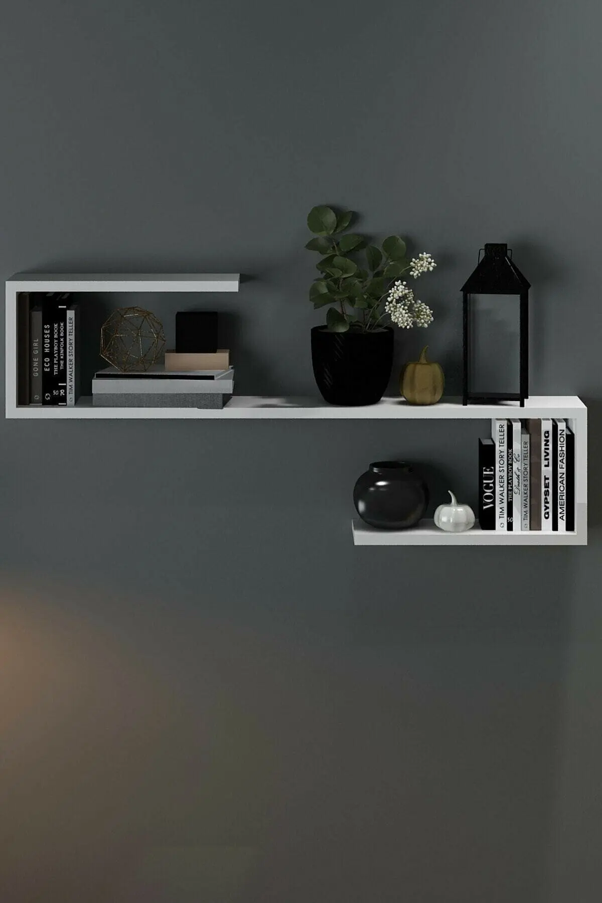 Украшение для дома настенная полка разделитель стильный дизайн ручная работа