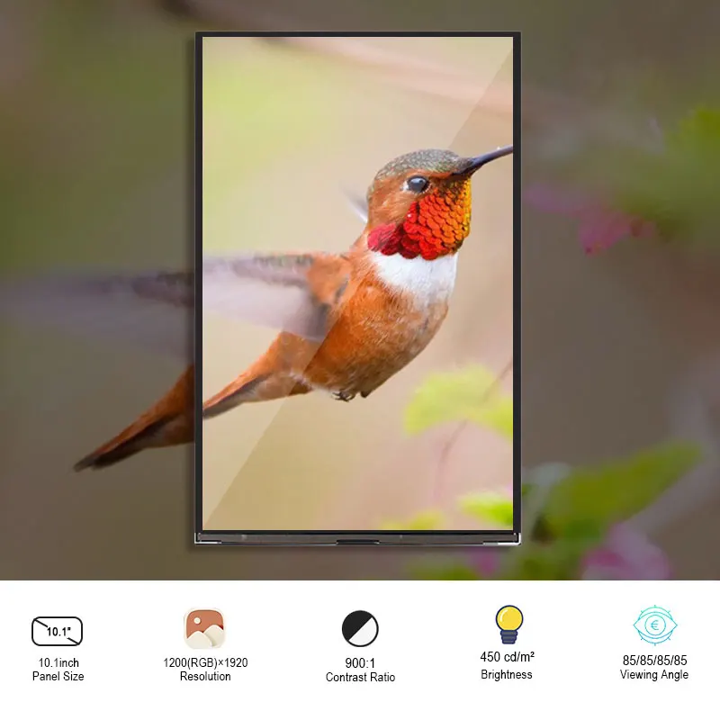 

Original BOE TV101WUM-NS0 10.1 Inch Tablet TFT LCD Screen Display 1200*1920 FHD Display Screen LCD MIPI 34 pins 450 nits