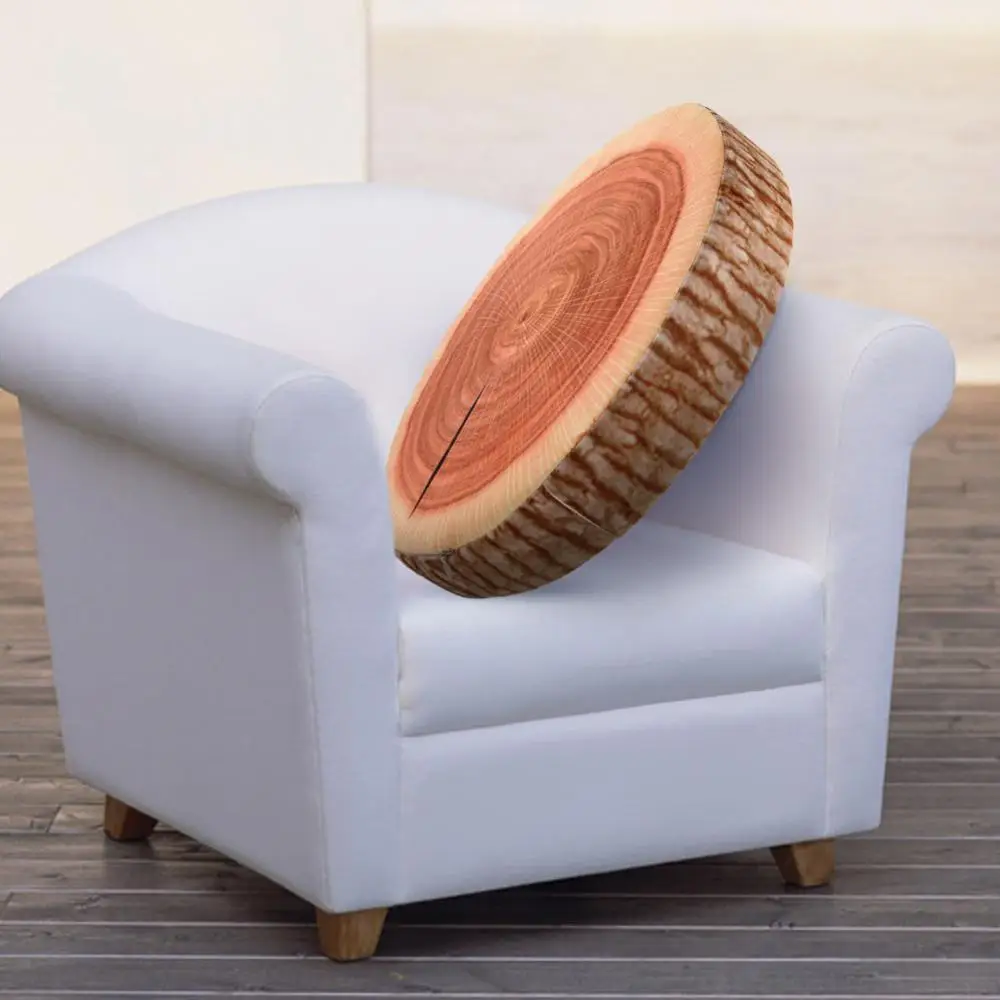 Новый милый креативный 3D Летний Фруктовый хлопковый офисный стул задняя Подушка