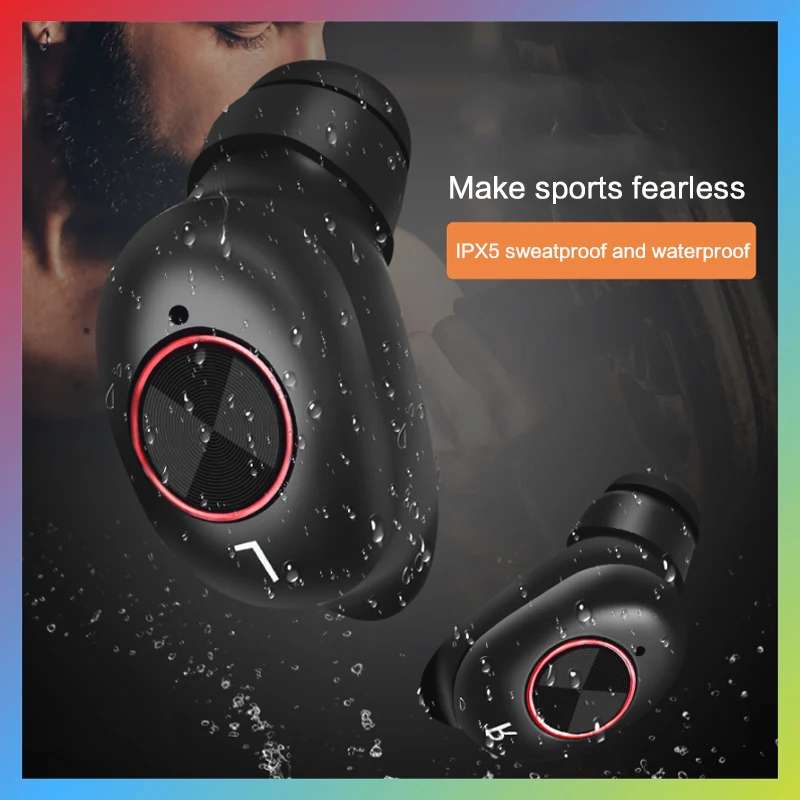 

TWS Ari8 In Ear Earphones Bluetooth 5.0 Noise Cancelling Stereo Surround Wireless Earbuds Touch Control IPX5 Waterproof Headset