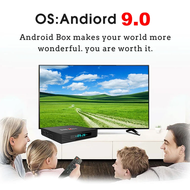 S10 max Android 9,0 tv Box Amlogic S905X2 4 Гб 64 Гб 1080P 4K 2,4+ 5g wifi Google Store Netflix Youtube 4 ГБ 32 ГБ телеприставка IP tv