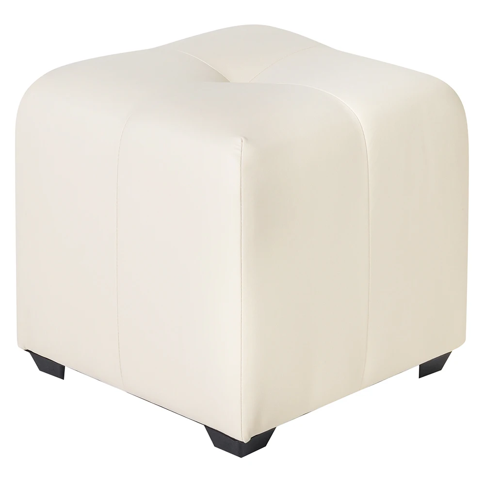 Пуф DreamBag Николь Светло-Бежевая. из экокожи классический дизайн. Мягкий стул