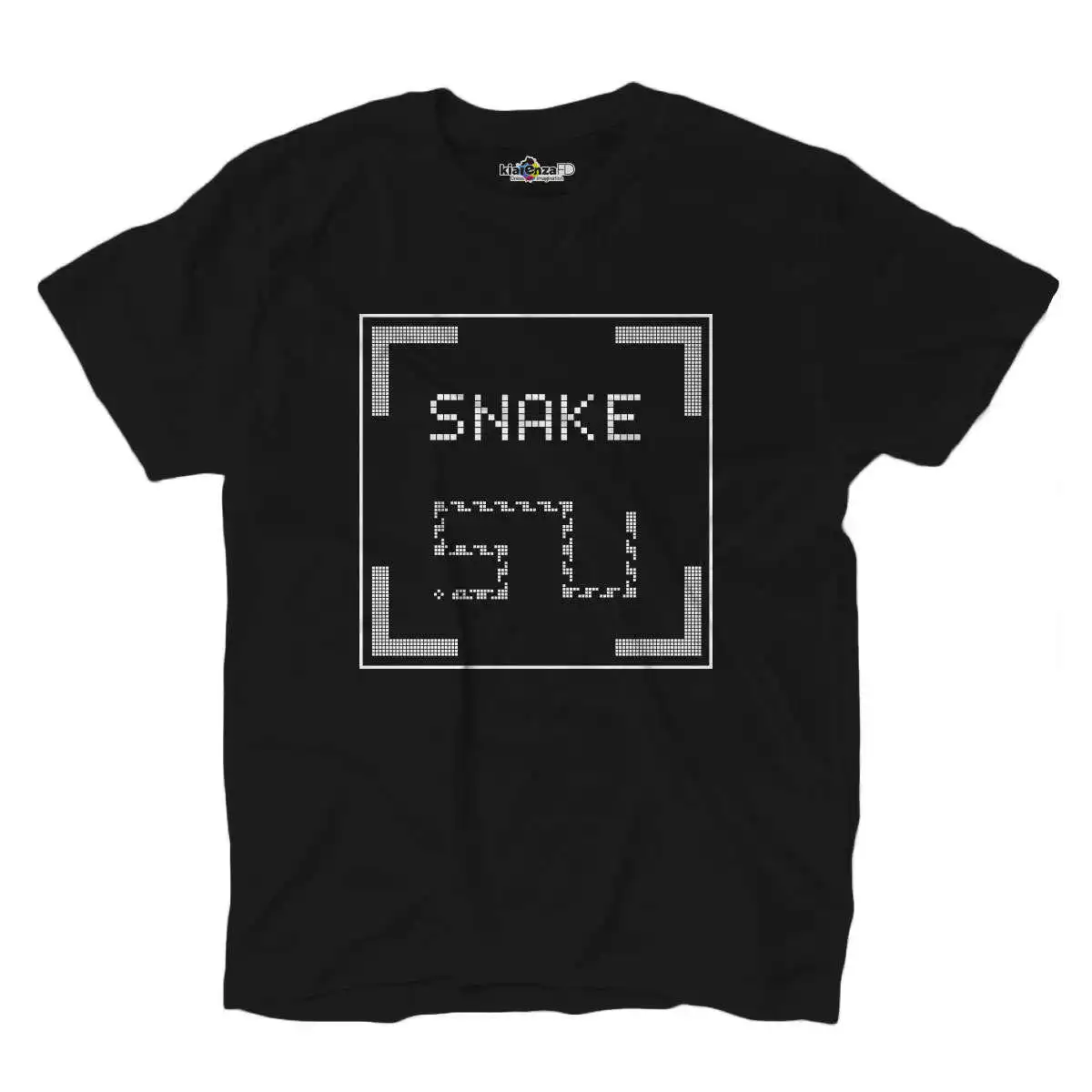 Футболка видеоигры игры змея Винтаж 80 S Blac|Мужские футболки| |