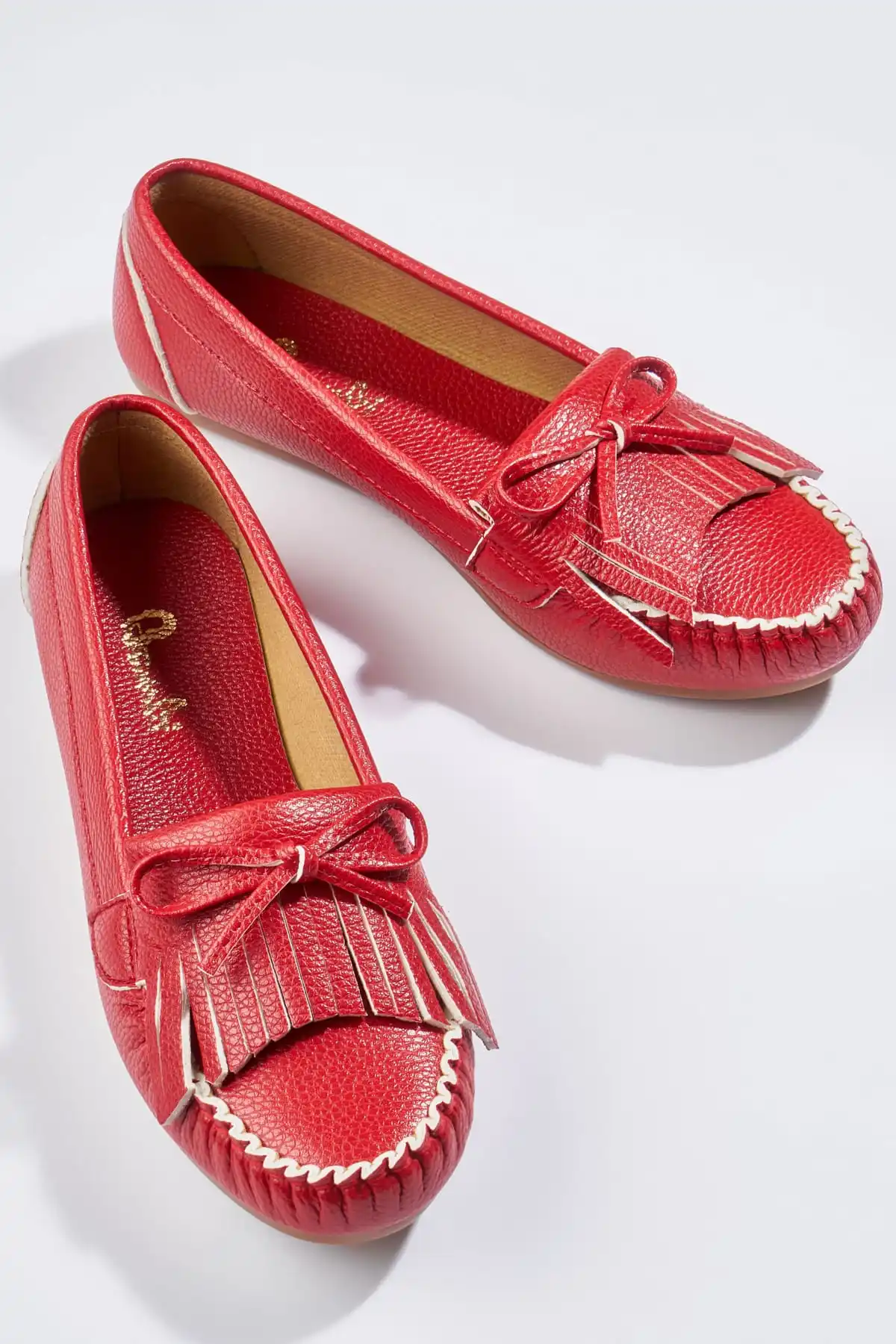 Бэмби красный Женские лоферы обувь H0542123109 | Обувь