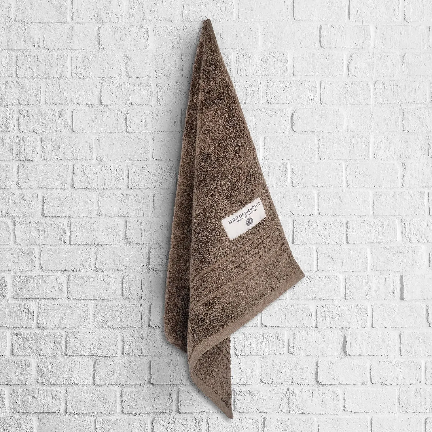 

Vivamaison Organic Egyptian Cotton, Soft and Quick Dry Brown Face Towel , Solid Luxury Bath Towel, High Quality Hand Hand Towel