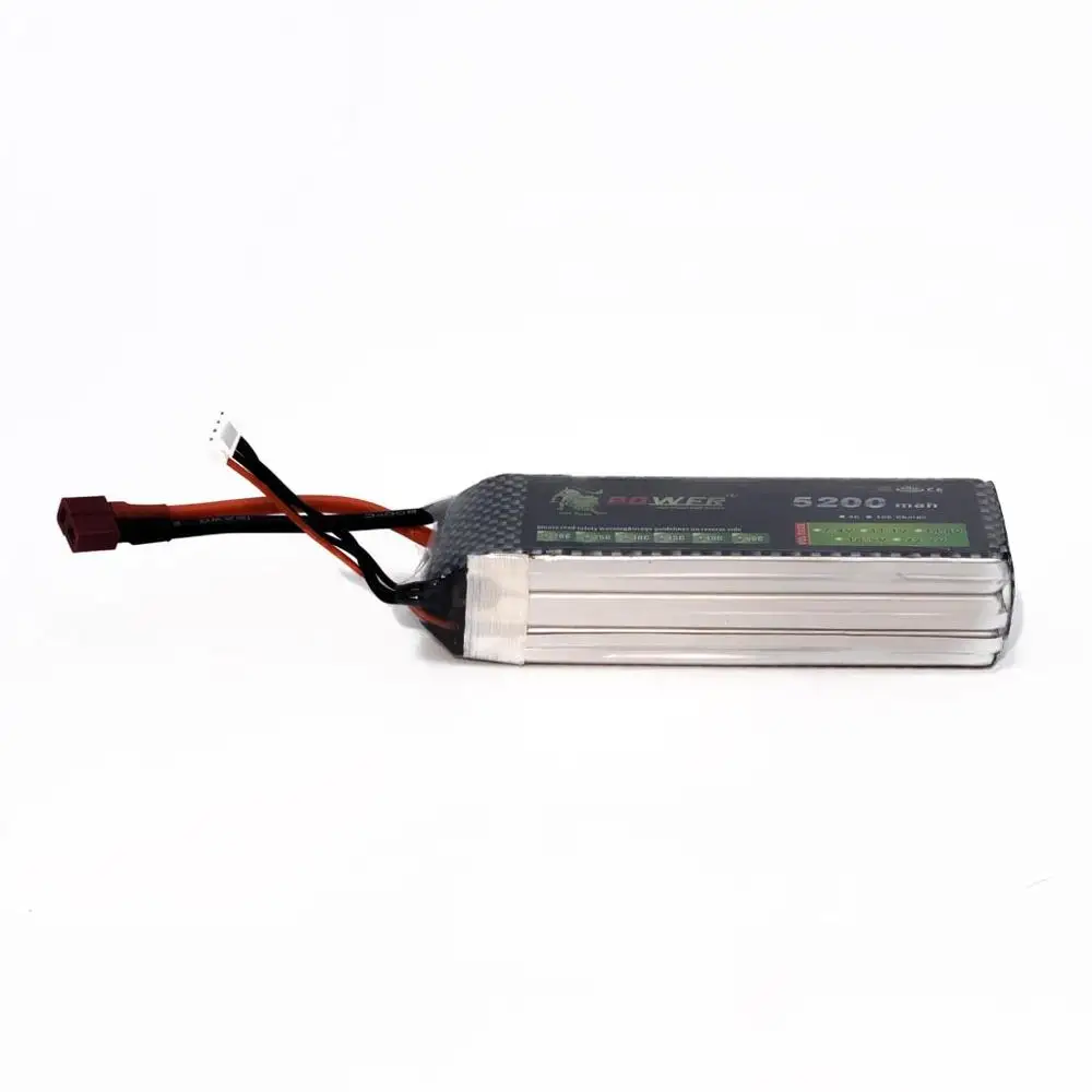 Li Po Аккумулятор 3s 11 1v 5200mAh 35C для RC радиоуправляемых моделей 1/10 1/8 Акомуляторы Battery