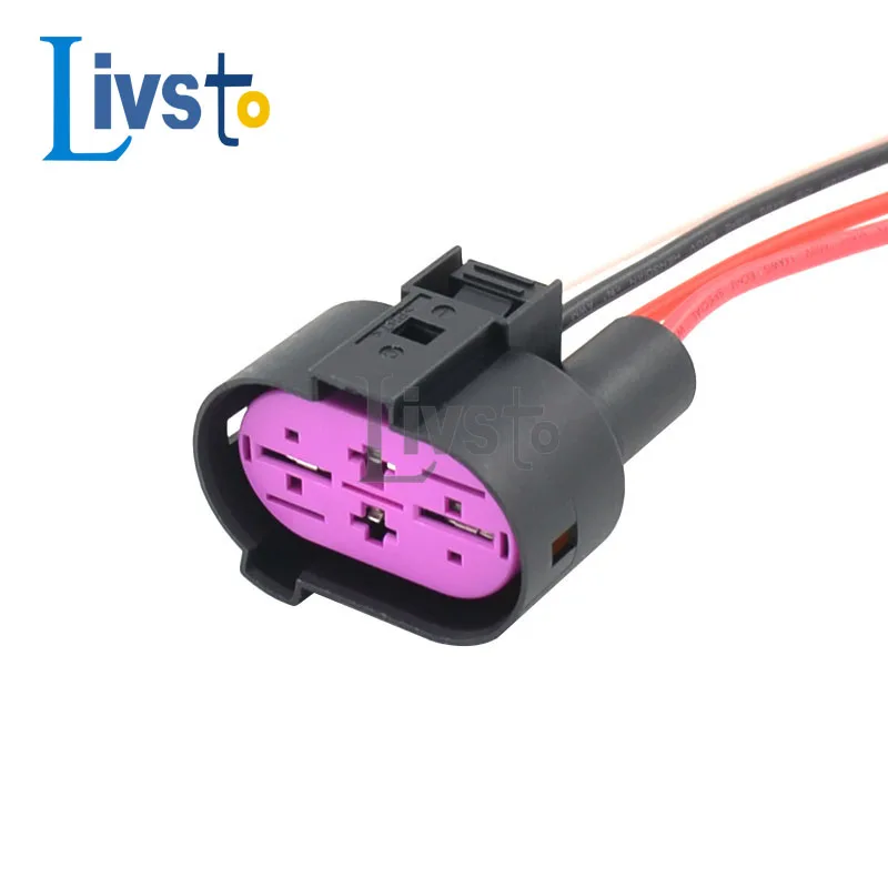 

4-контактный автомобильный соединитель жгут проводов, разъем вентилятора для VW Passat Tiguan Golf Skoda Octavia Audi 1J0906234