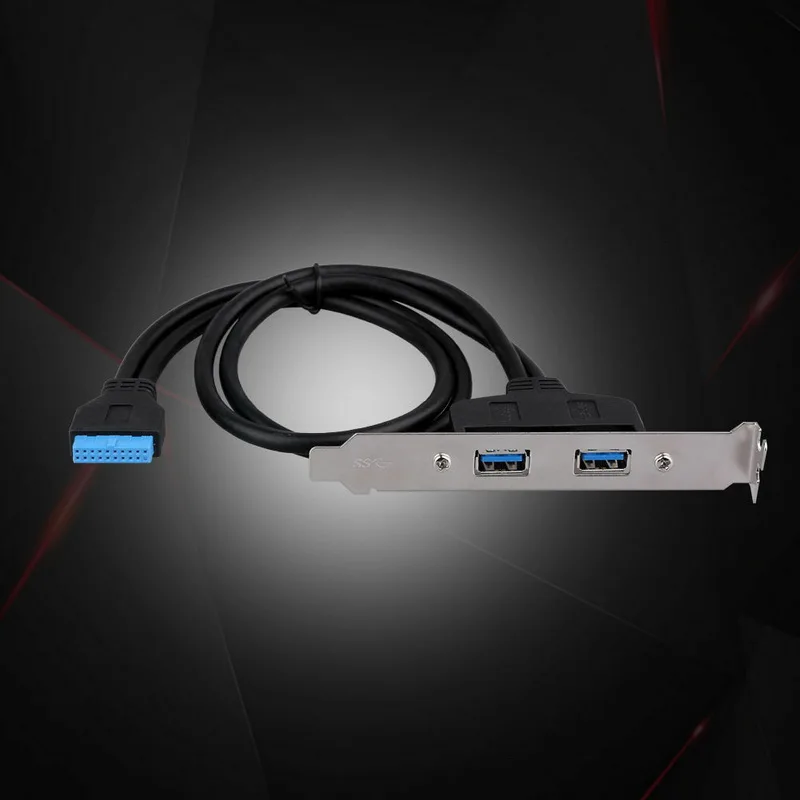 1 шт. задняя панель kphrtek USB3.0 расширительный кронштейн для 20 контактного