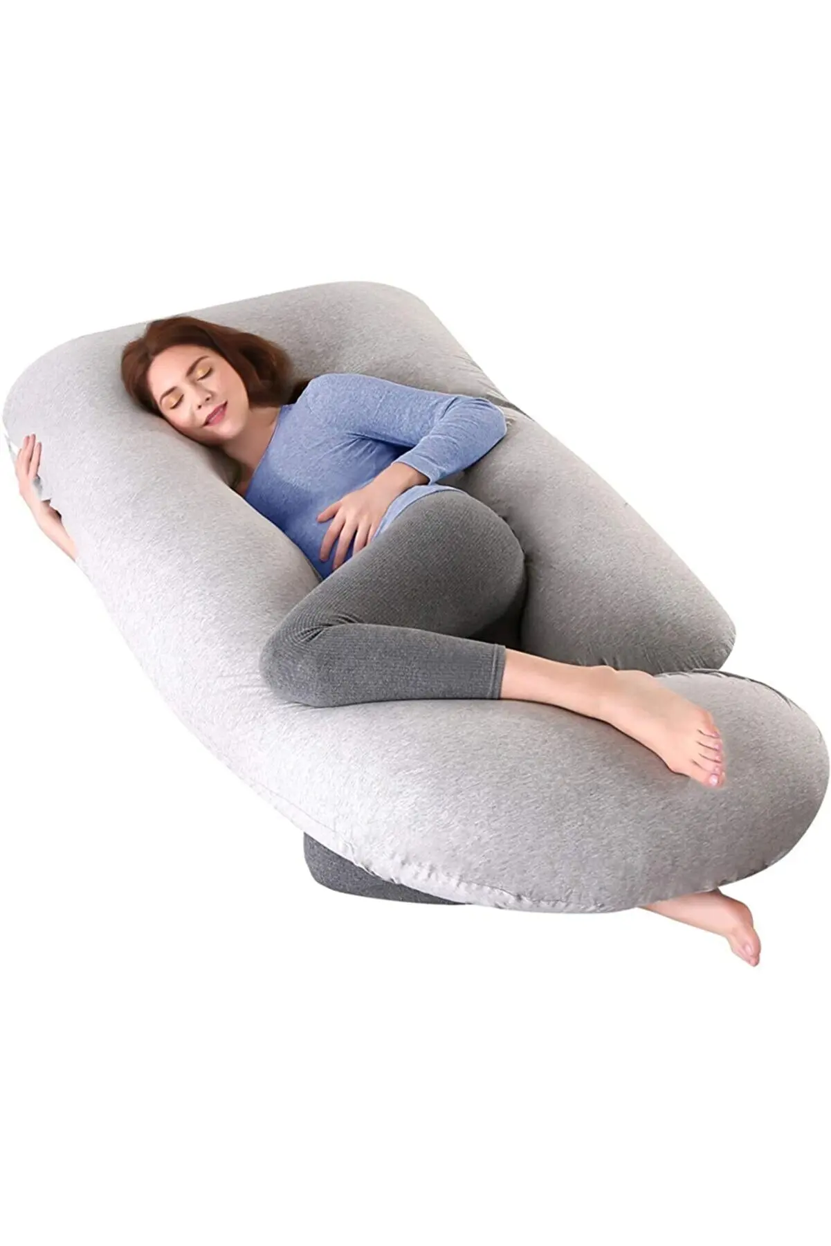 Pillow For Pregnant Pregnancy Positions U Shaped Support Full Body %100 Cotton Sleeping Maternity Adults Women Orthopedic Hug enlarge