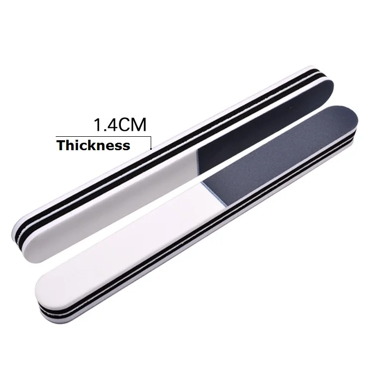 

NEW 2pcs 3 Ways Side Polishing Nail File Buffer Tool Printing Files Sanding Polish Professional Lasting Durable Nail Tools