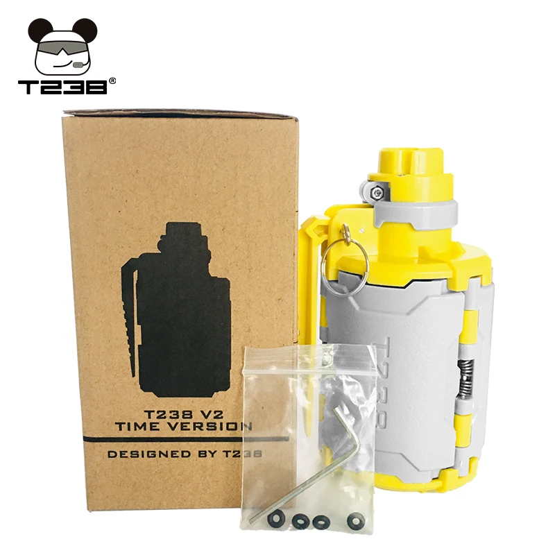 T238 желто-серая граната Водяная бомба Пейнтбол тактический реквизит с временной