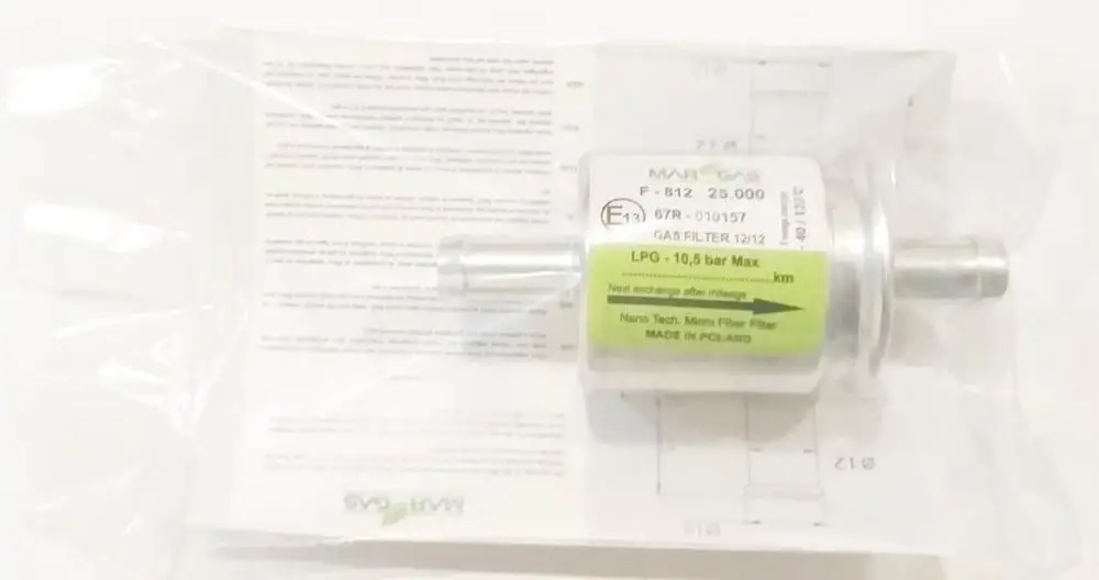 20 шт. микрооптоволоконные фильтры LPG GPL для замены на каждый 25000 км Zenit Digitronic EuropeGas