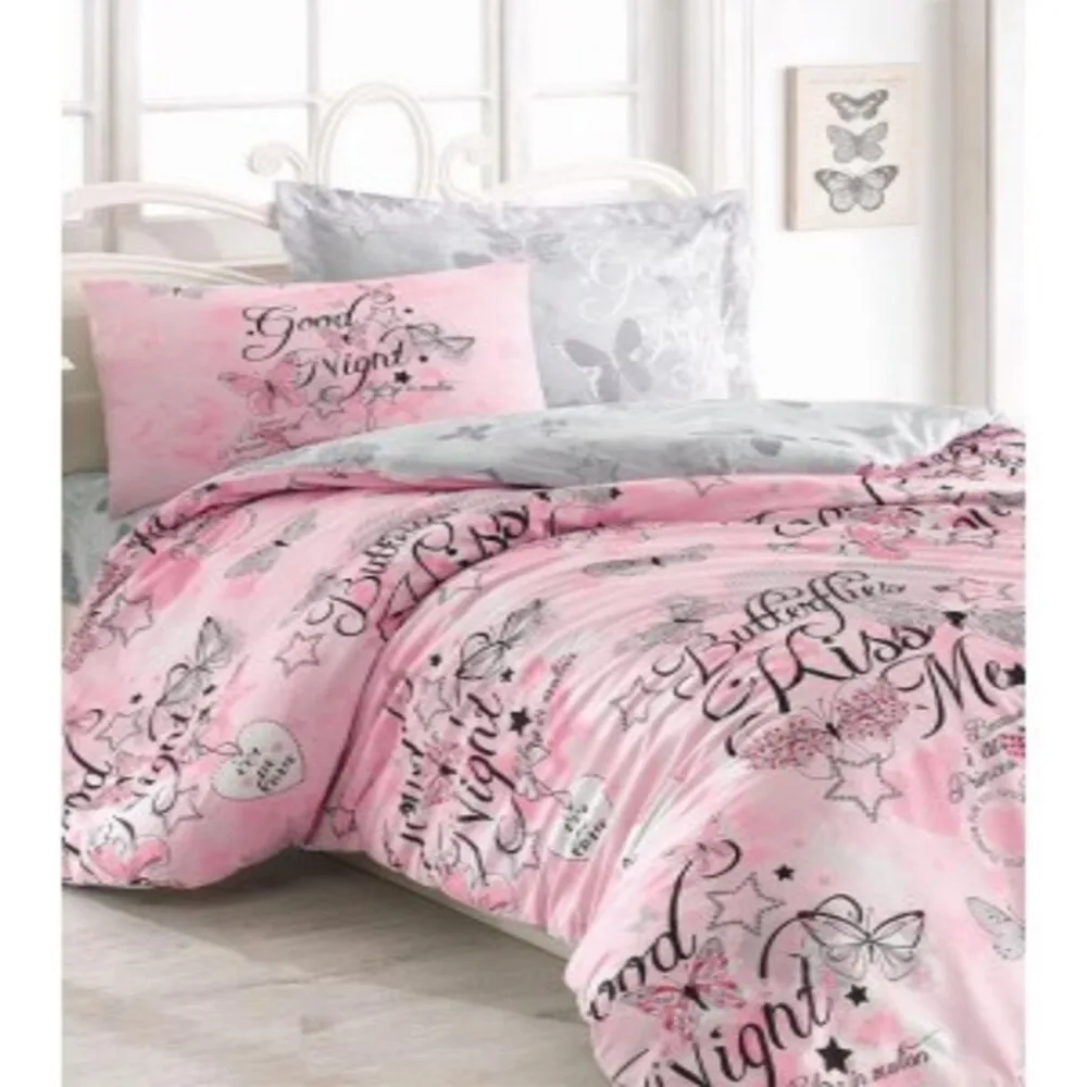 

Комплект пододеяльников из хлопка Ranforce Young Feeling-пододеяльник из 100% хлопка: простыня 160x220: x см