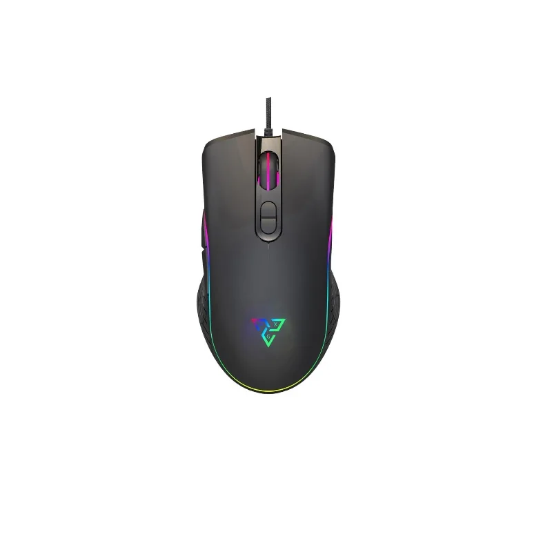 Мышь MGX products leader игровая мышь RGB 7200 DPI оптическая с 7 пульсами эргономичная USB |