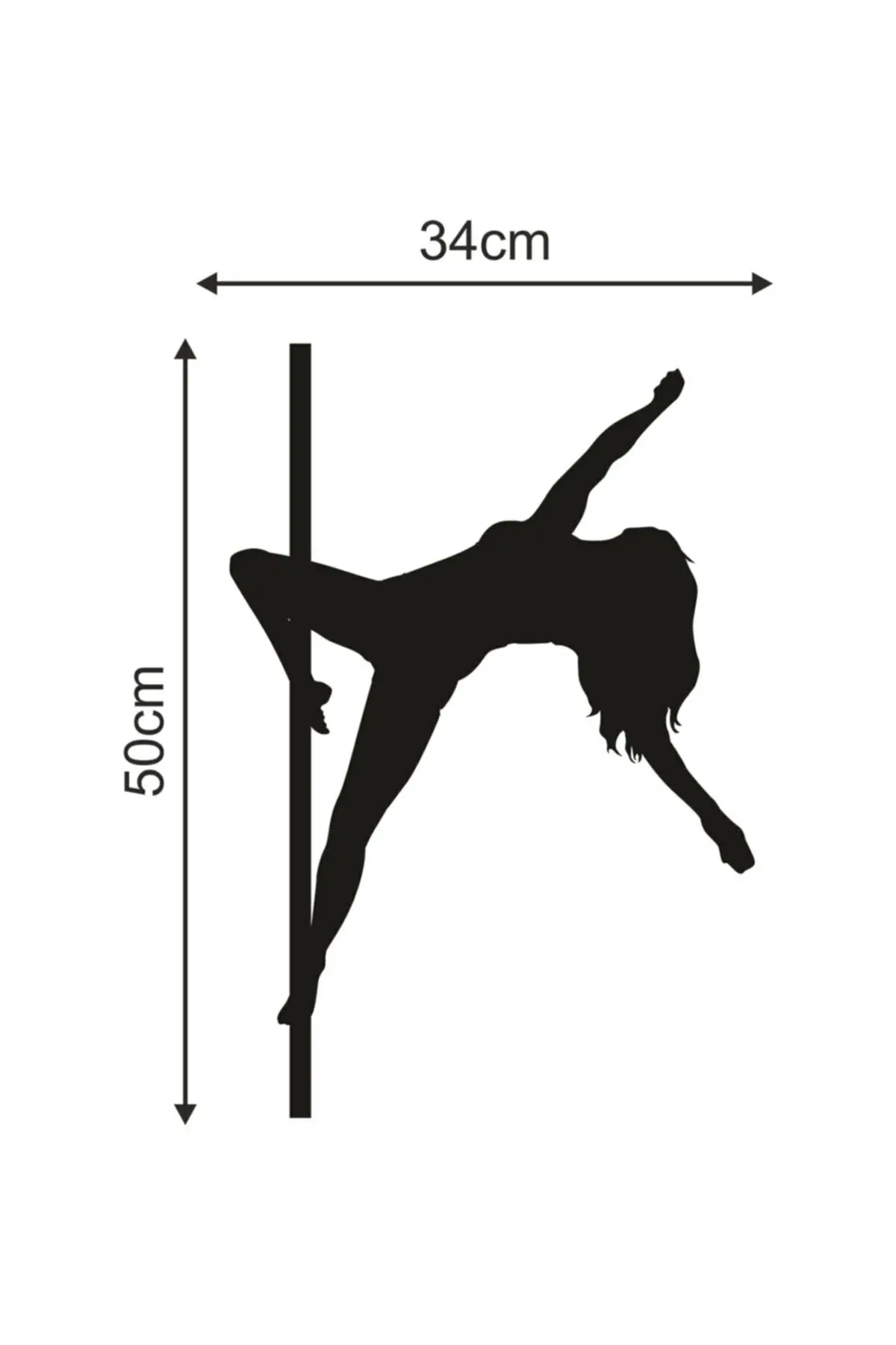 Декор для полярного танца деревянная настенная доска плакат портрет женский