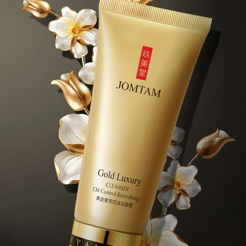 Премиум глубоко очищающая пенка для умывания Jomtam Oil Control Cleanser жирной смешанной и