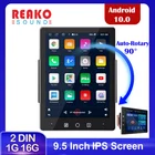 Автомобильный мультимедийный плеер, 2DIN, 9,5 дюйма, для автомобилей Volkswagen, Nissan, Hyundai, Kia