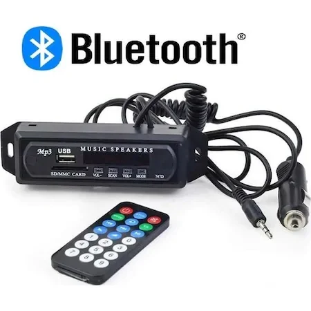 Автомобильный ленточный преобразователь Bluetooth AUX in SD карта USB инвертор управление