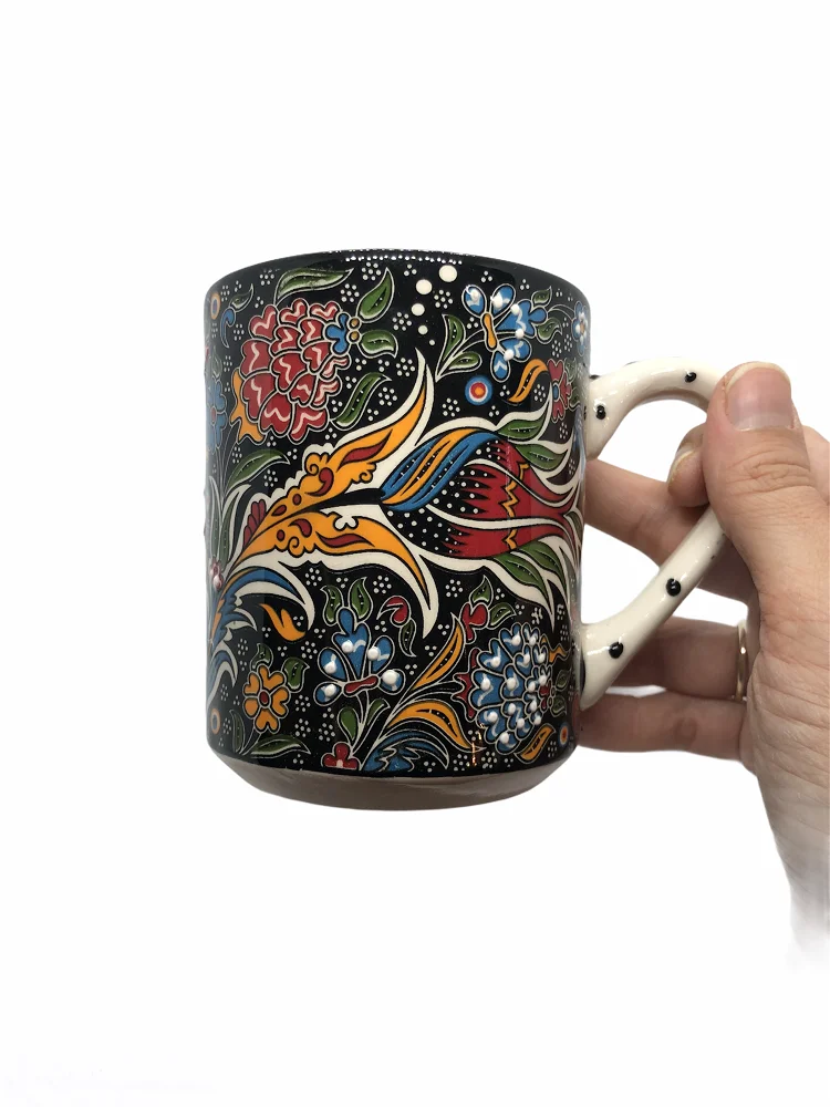 

TURKISH CERAMIC CUP - HAND MADE - FROM TURKEY