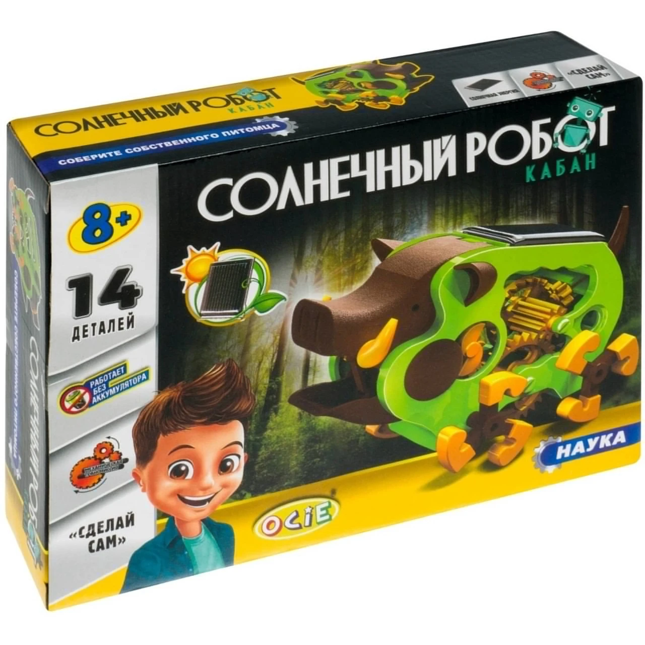 Развивающий и обучающий набор OCIE - Энергия солнца &quotСолнечный робот-кабан&quot |