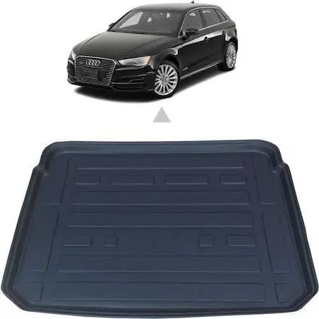 

Audi A3 After 2013 Hatchback Car Trunk Pool Liquid, Dust, Dirt Protector Car Luggage Mat