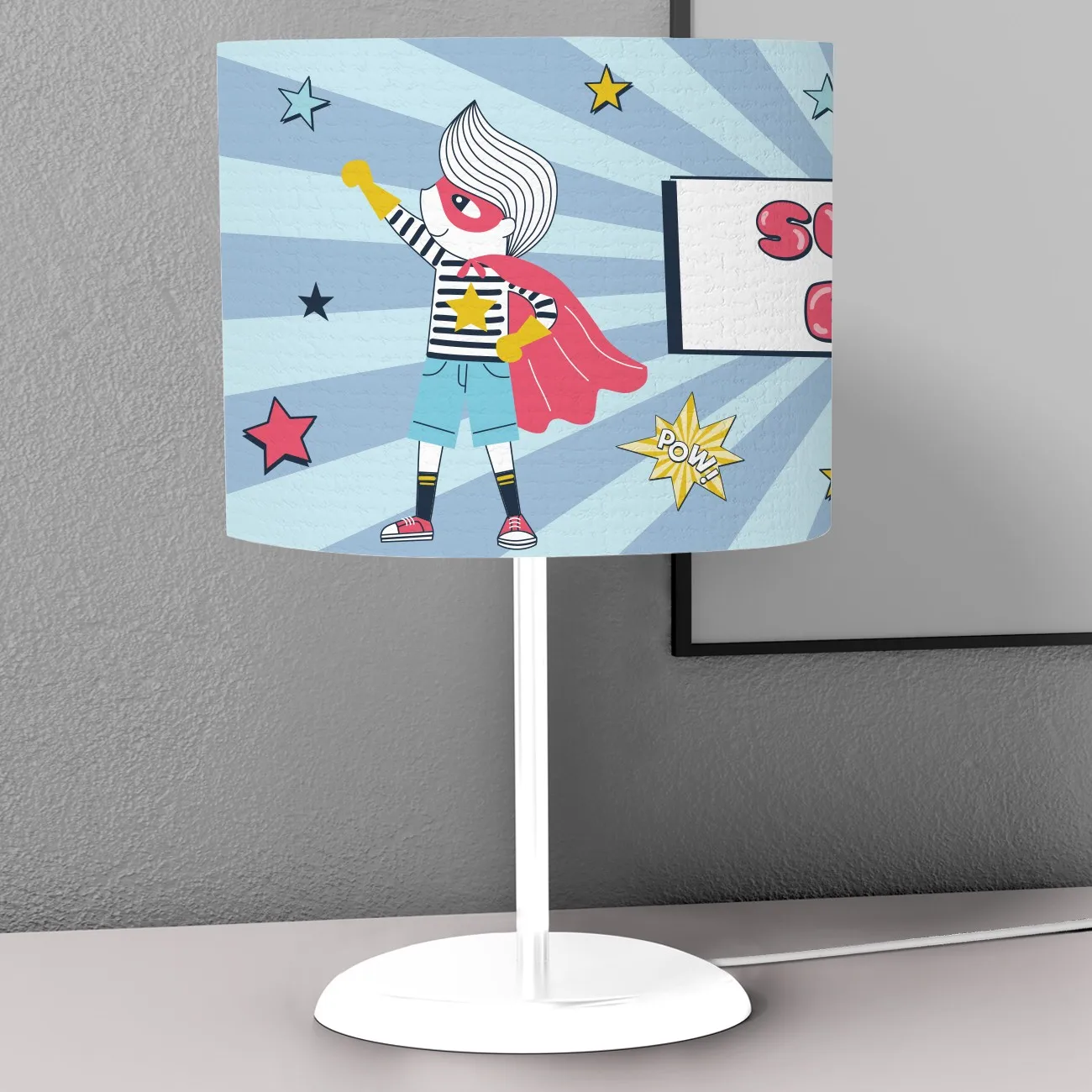 

Настольные лампы, декоративный Настольный светильник с s-образным управлением для детской спальни, прикроватный абажур светильник 272