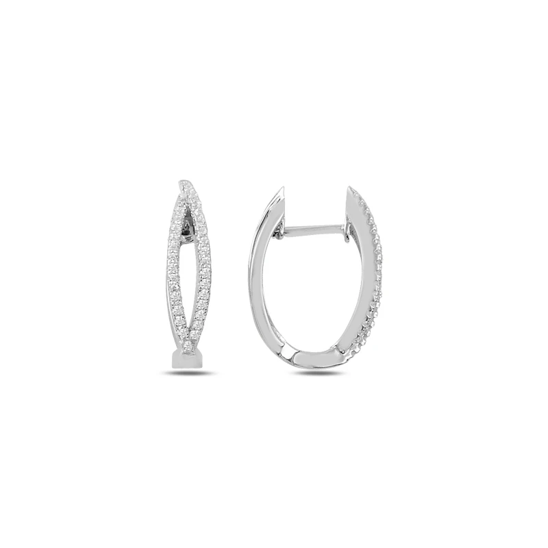 

Серебряные 925 пробы Серьги с цирконием