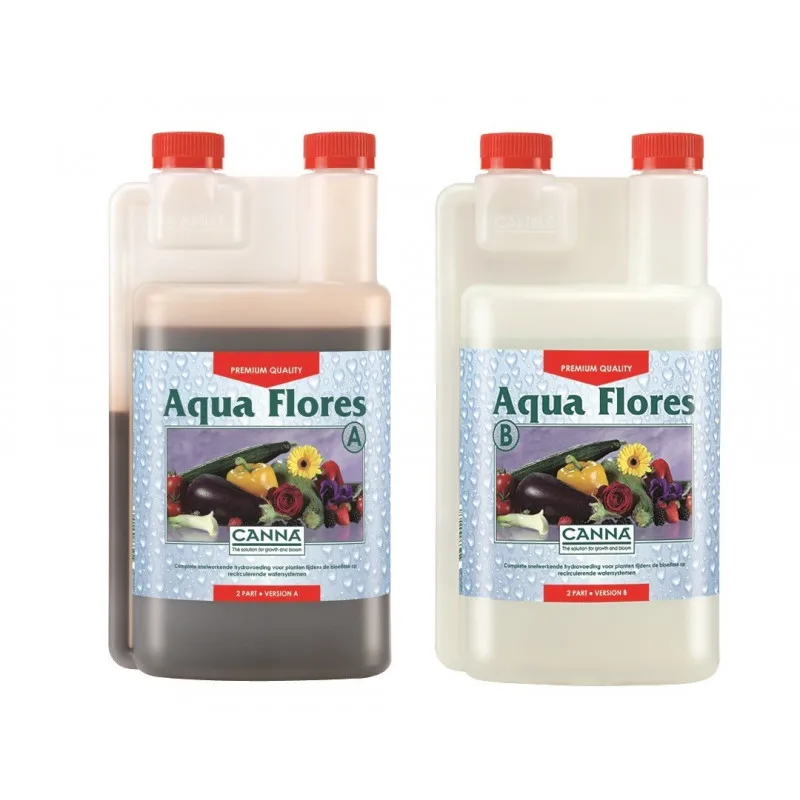 CANNA Aqua Flores A&ampB 1L 5L удобрение для растений цветения удобрения гидропоники овощей |