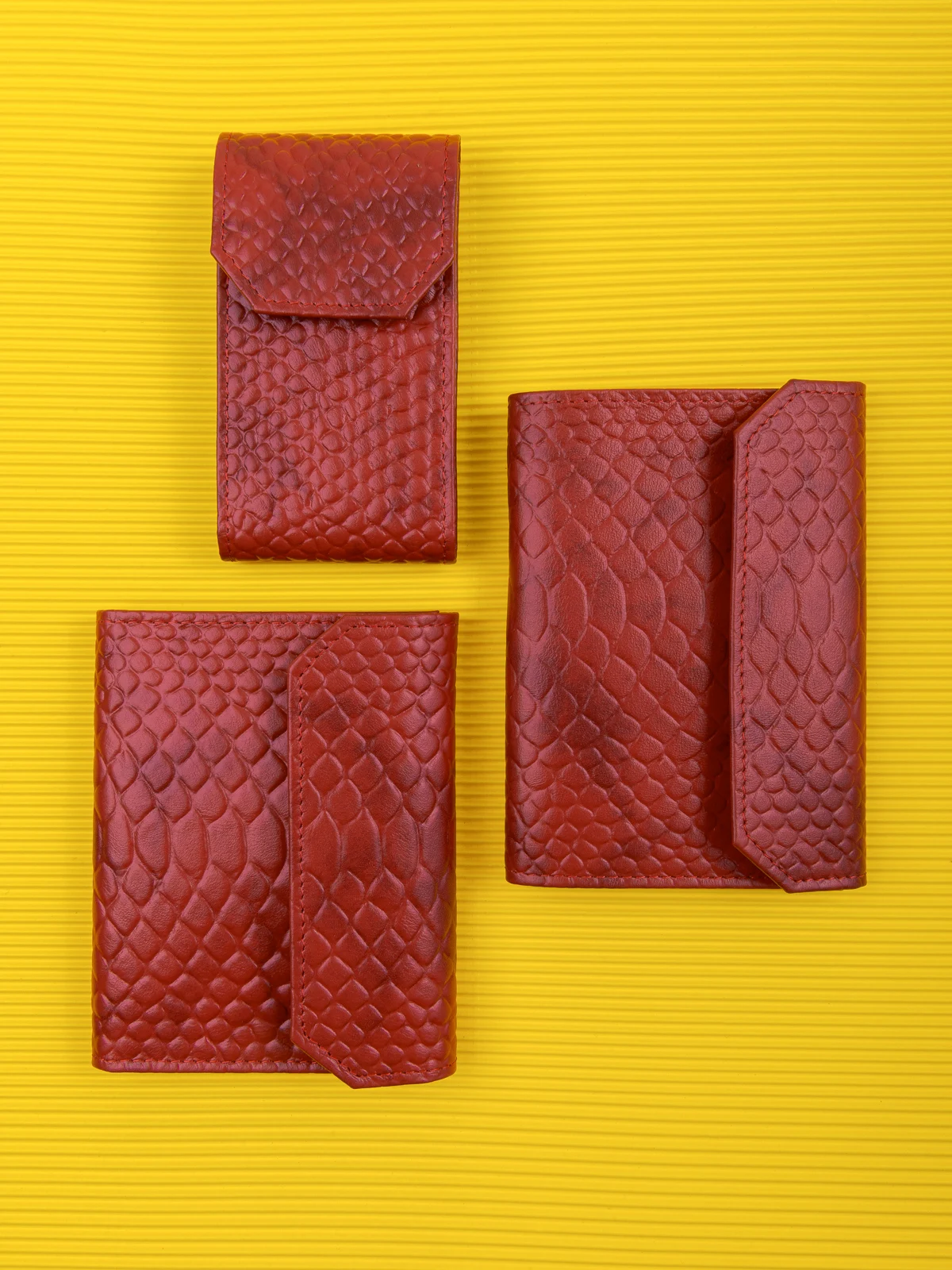 Рисунок 2 - Подарочный набор  «3 в 1» из кожи